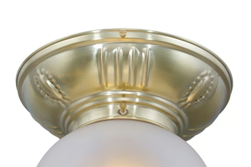 PANNON 8/12 - Brass ceiling light by Patinas Lighting - view 3